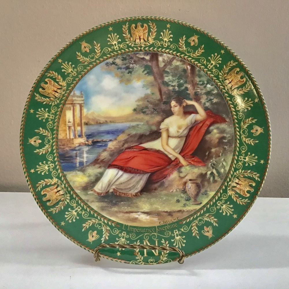 Limoges porcelain collectible plate